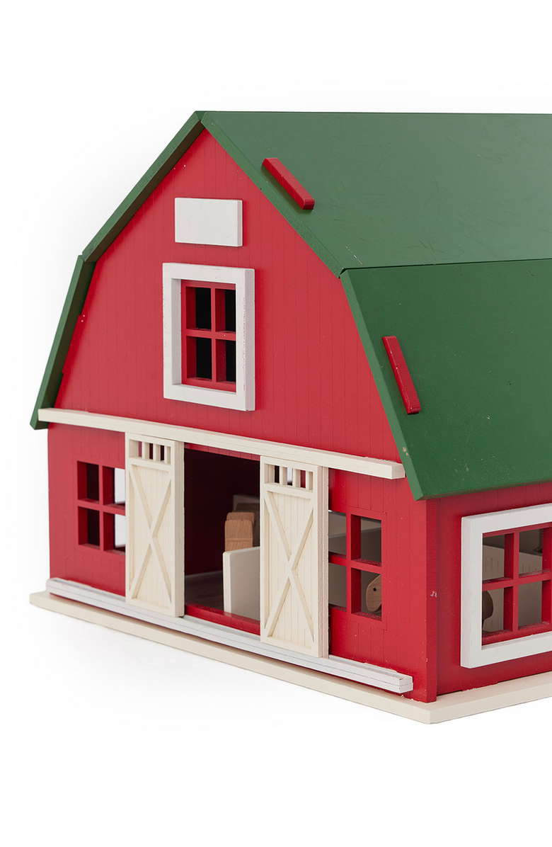 Little Forest Animals The Dutch Barn Wooden Dollhouse, Alternate, color, No Led / No Doll