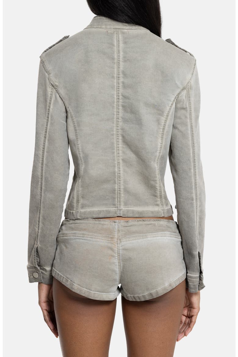 Highlight Wash Drummer Jacket, Alternate, color, BEIGE