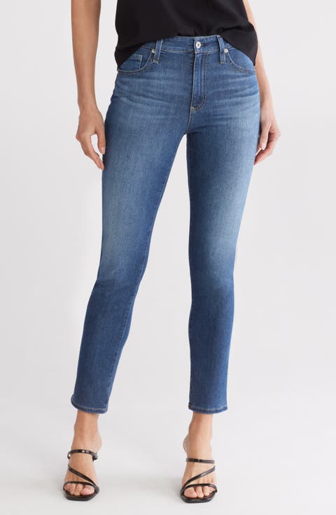 Mari Ankle Slim Straight Leg Jeans
