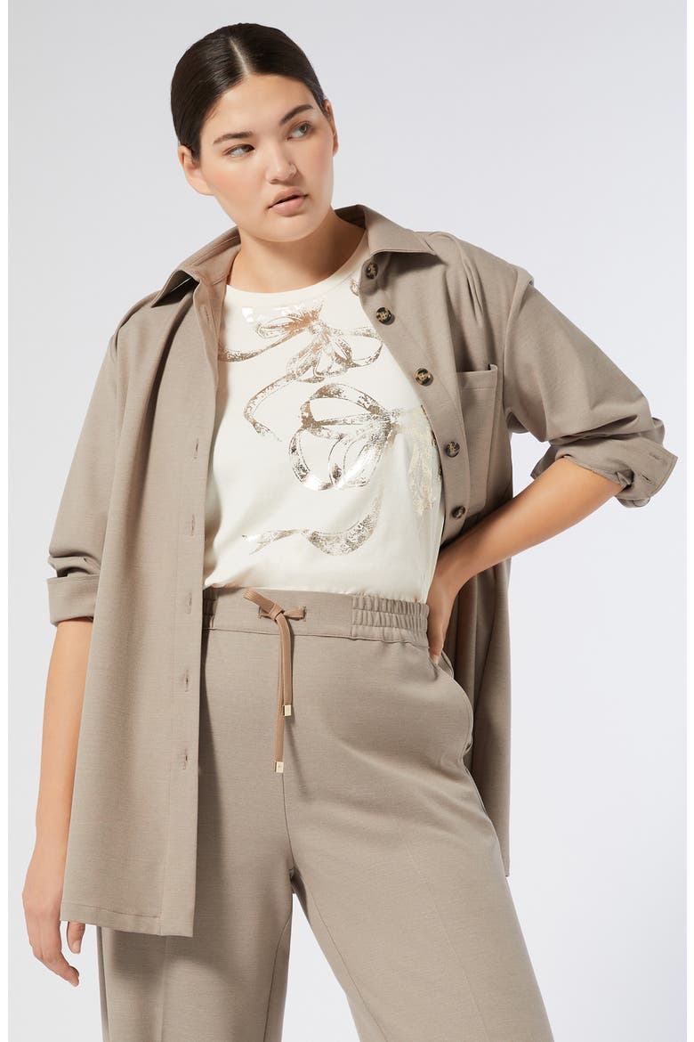 Quota Stretch Twill Drawstring Pants, Alternate, color, TURTLEDOVE