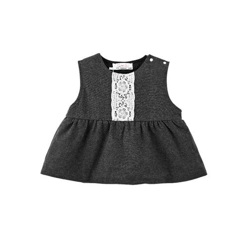 Sweet Cactus Lace Two-piece Pants Set In Black