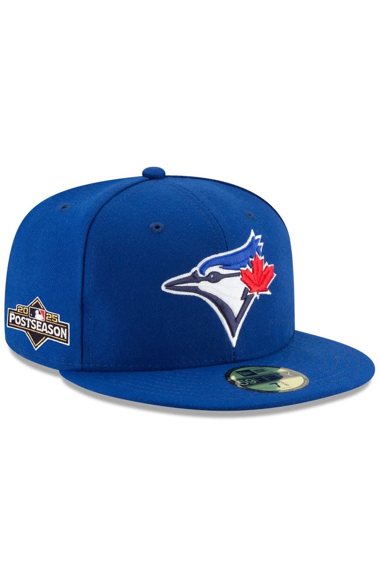 New Era Men's New Era Royal/Powder Blue Toronto Blue Jays 2025 MLB Postseason Side Patch 59FIFTY Fitted Hat, Main, color, 