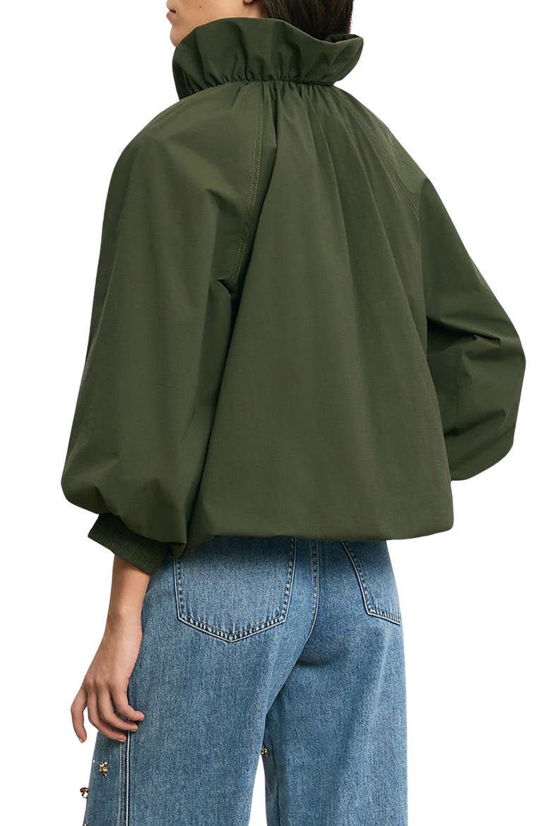 Circe Faille Bubble Jacket, Alternate, color, ARMY