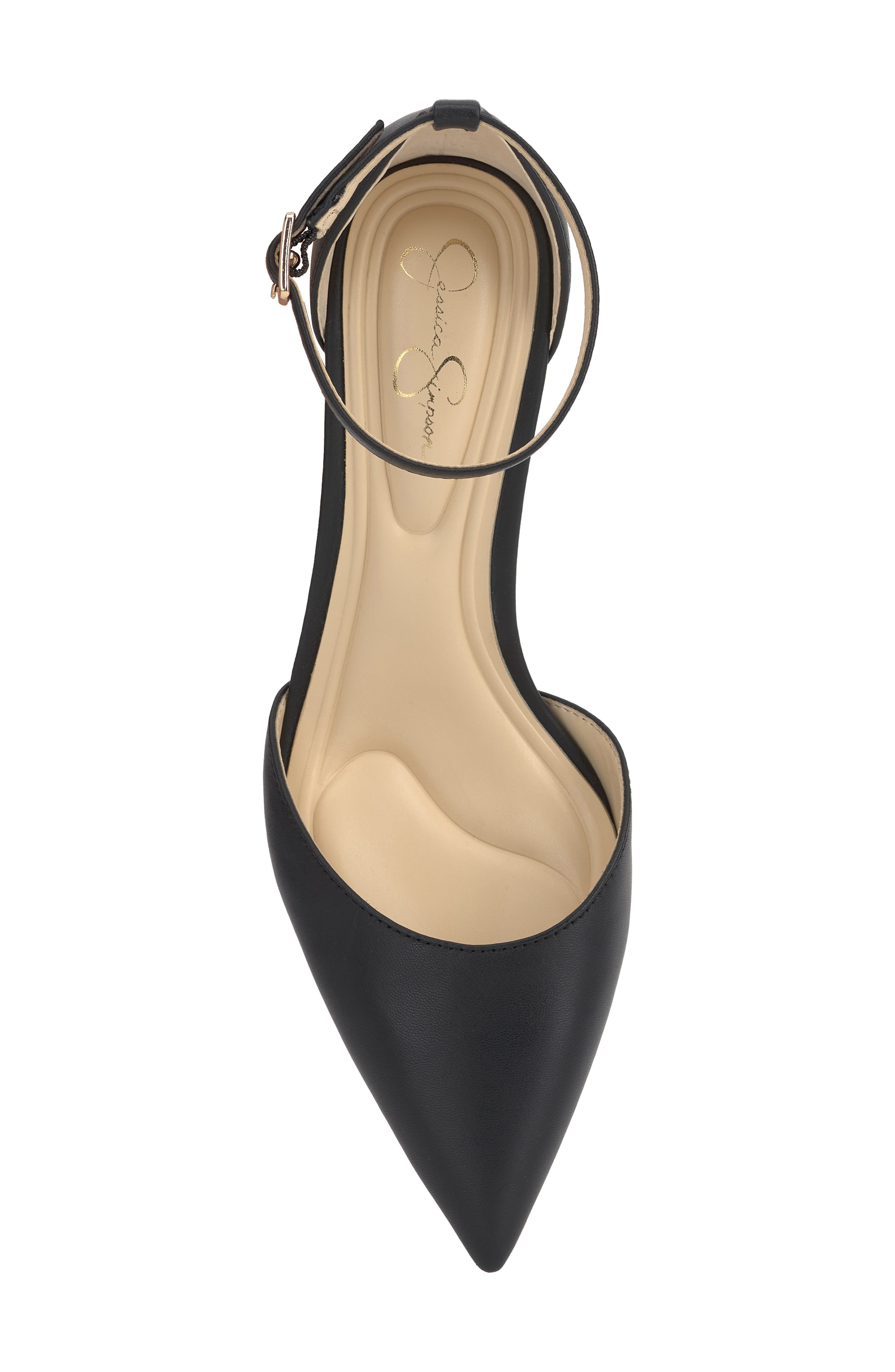 Jessica Simpson Foxena Ankle Strap Pointed Toe Pump, Alternate, color, 