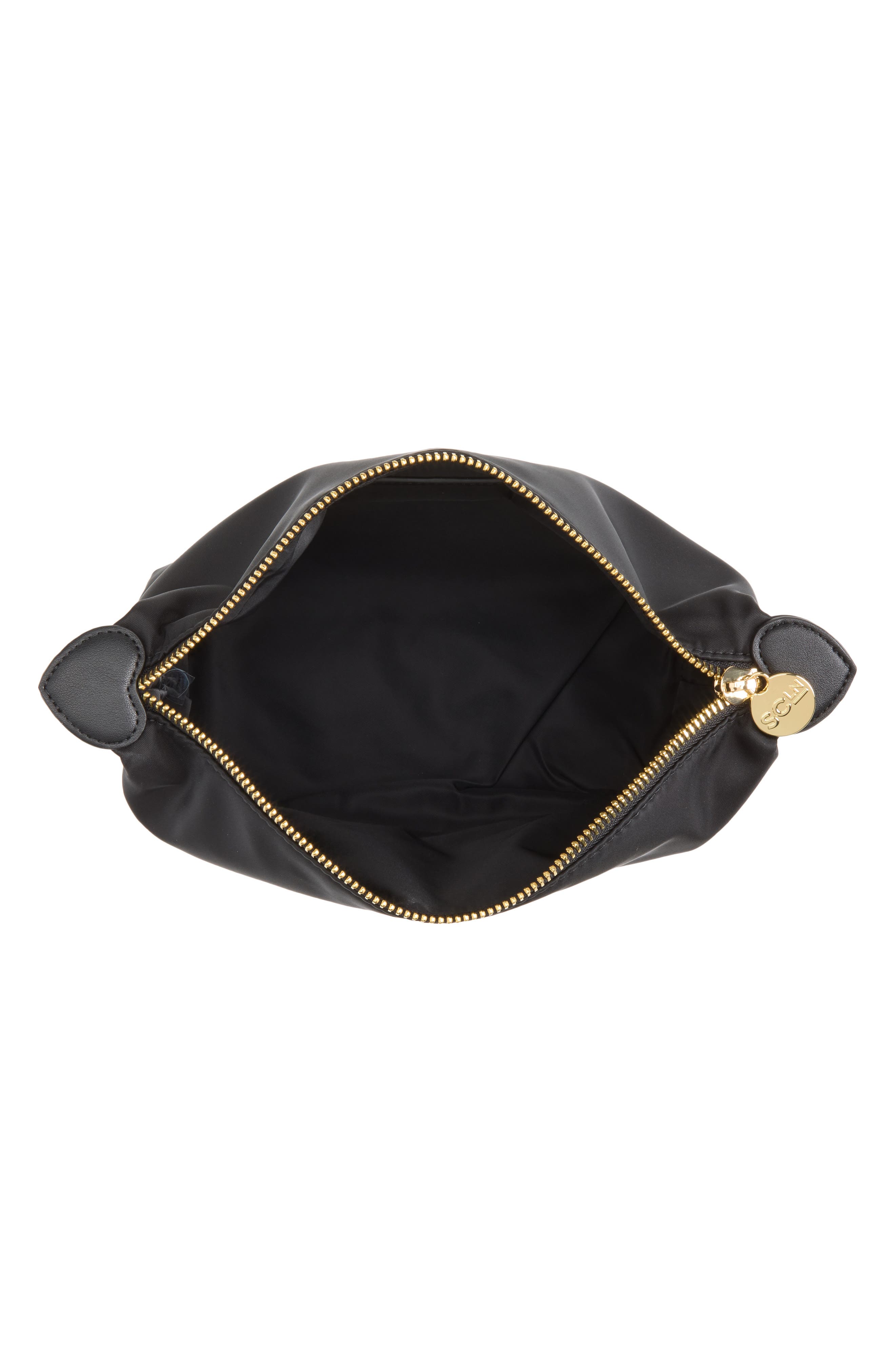 Nylon Pouchette, Alternate, color, NOIR