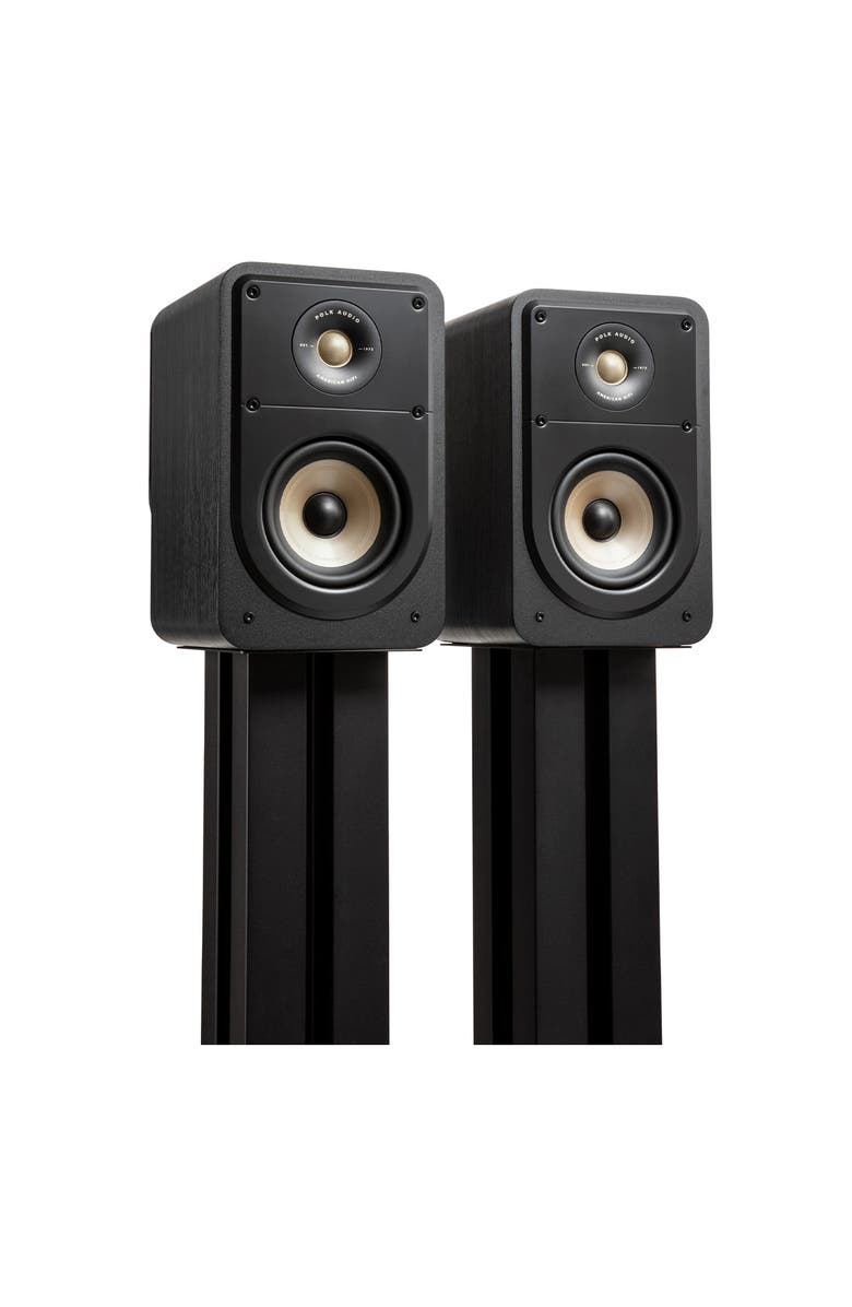 Polk Audio Signature Elite ES15 Compact Bookshelf Speakers - Pair, Alternate, color, Black