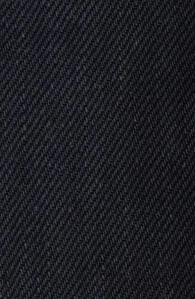 Balenciaga Standing Denim Jacket, Alternate, color, 1000 Black