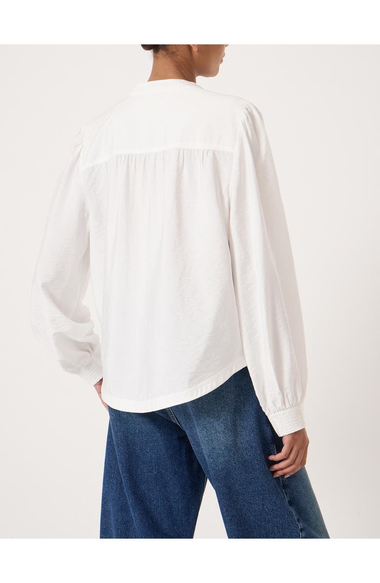 Hush Harlow Tie Front Detail Blouse, Alternate, color, Ecru White