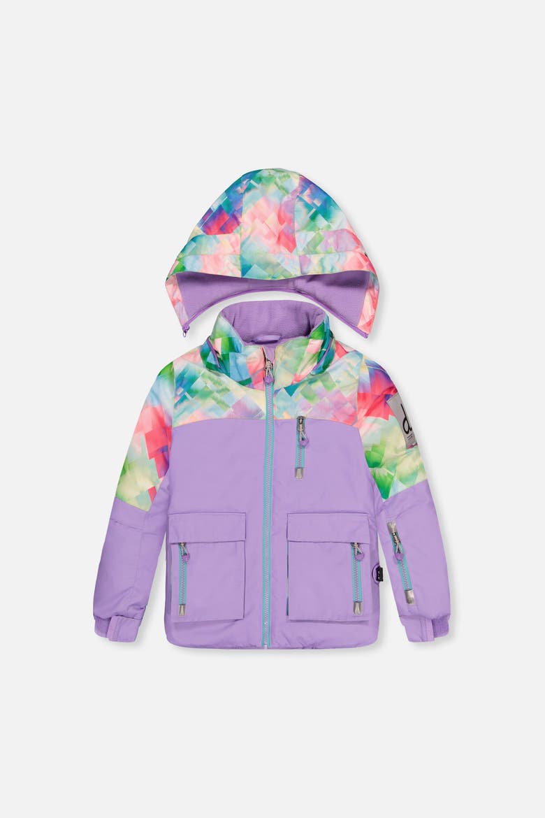 Play Diamond Jacket & Reinforced Pants Two Piece Snowsuit, Alternate, color, Multicolored with a Diamond