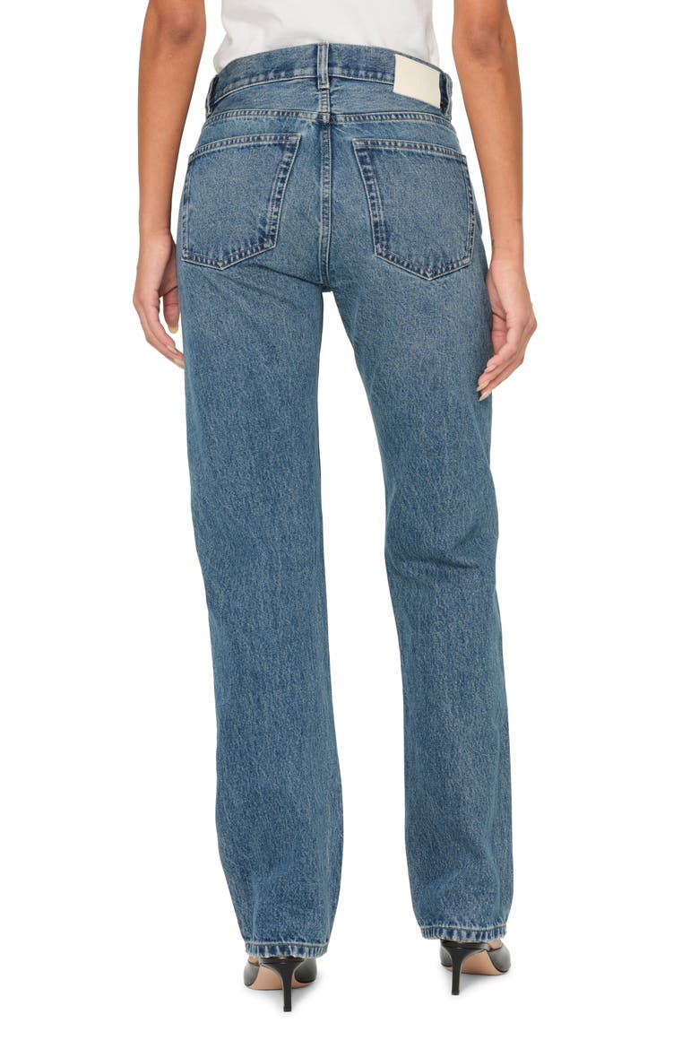Romie Mid Rise Straight Leg Jeans, Alternate, color, ENDLESS SEA VINTAGE