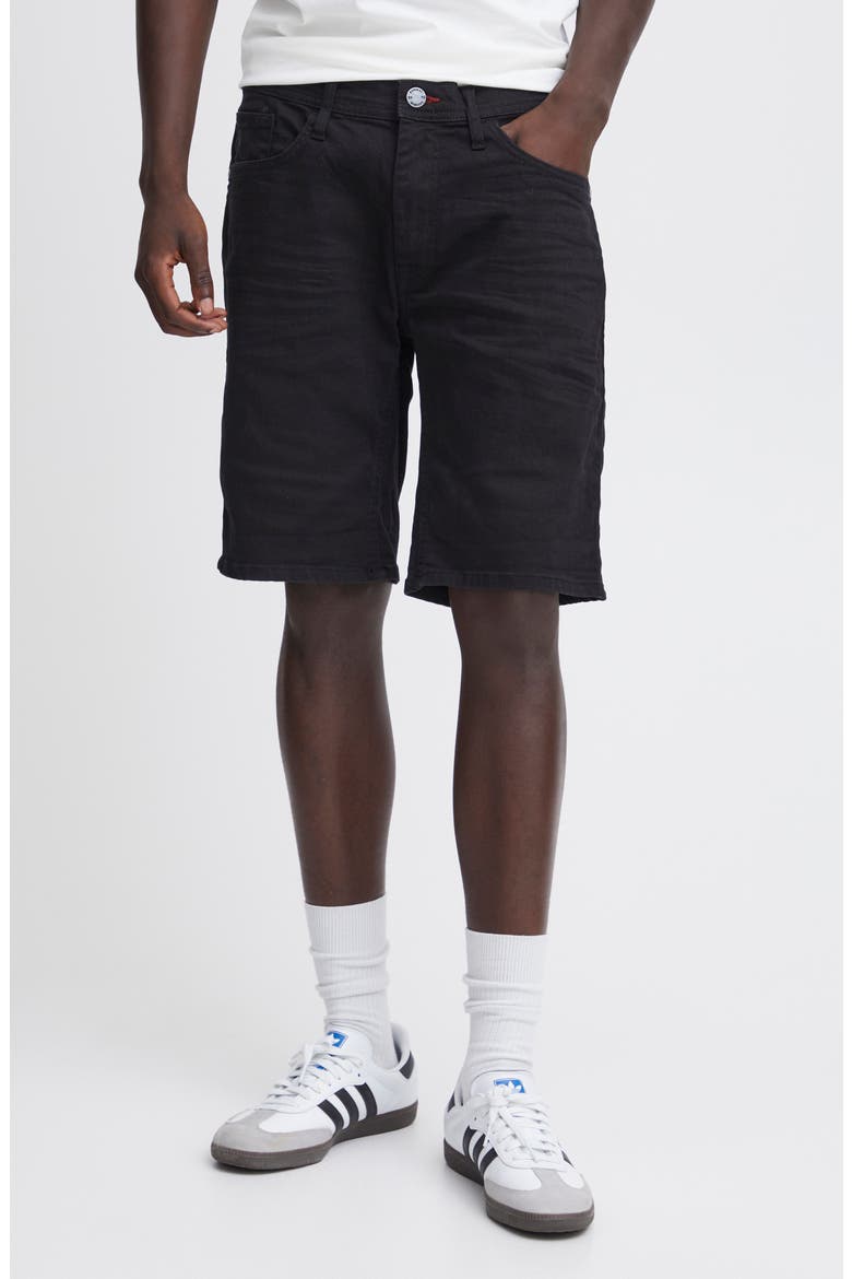 Regular Fit Shorts, Main, color, DENIM BLACK