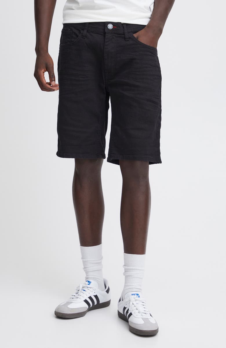 Blend Regular Fit Shorts, Main, color, Denim Black