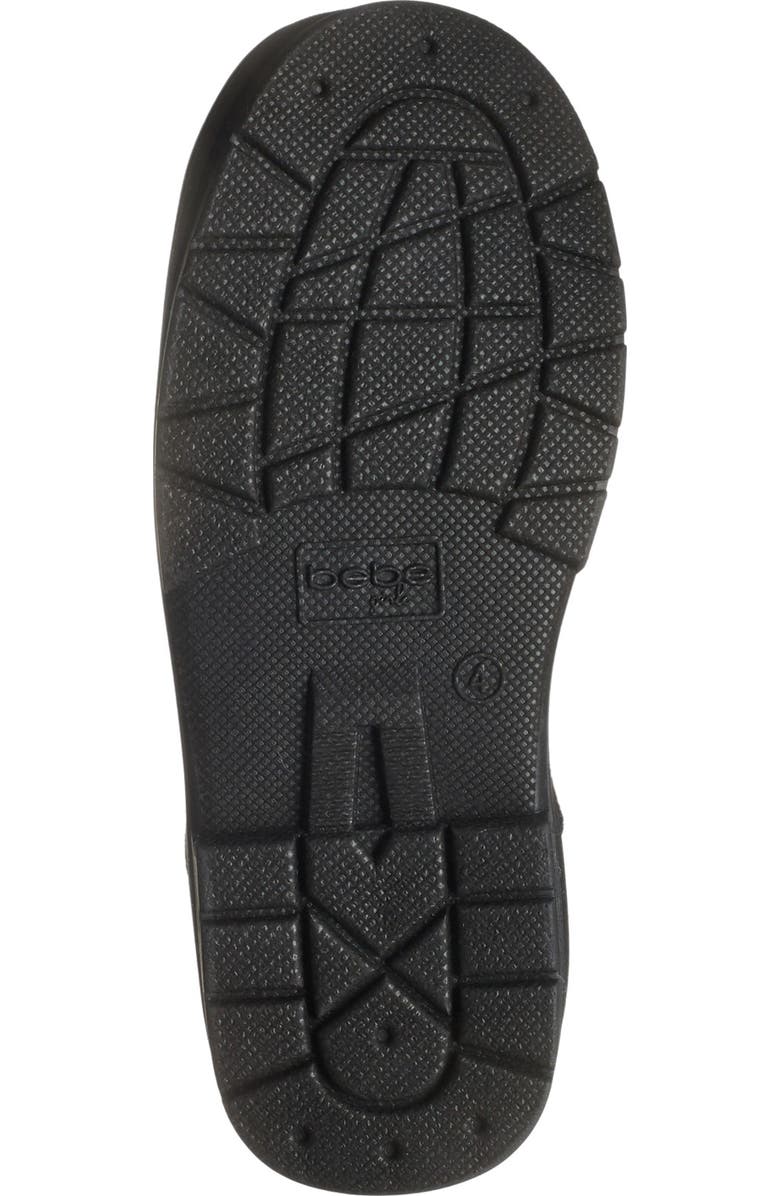 bebe Microsuede Sequin Faux Fur Lined Winter Boot, Alternate, color,