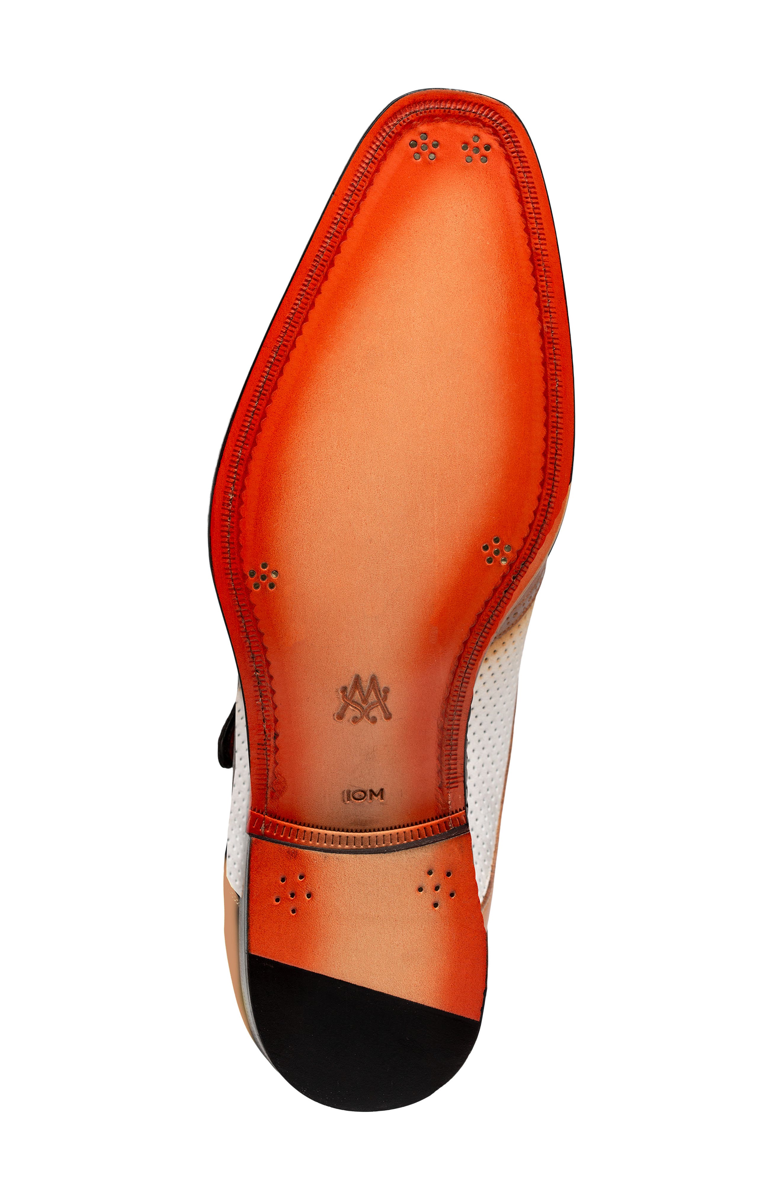 Mezlan Blanes Monk Strap Shoe, Alternate, color, Camel/ Bone