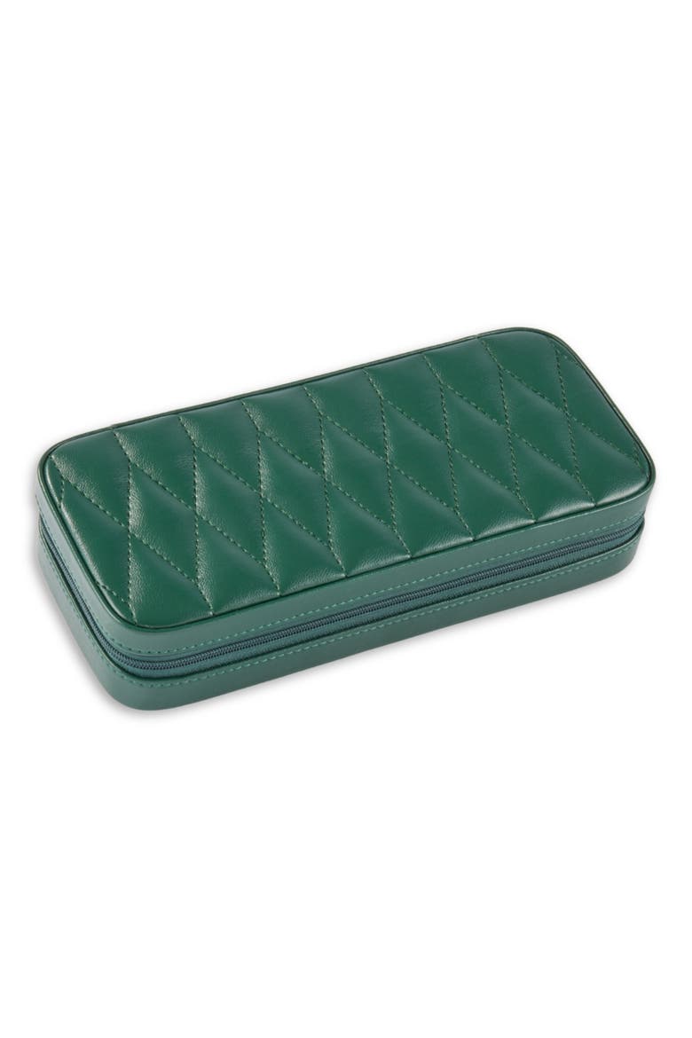 Cora Quilted Leather Travel Jewelry Case, Main, color, MULTI COLOR
