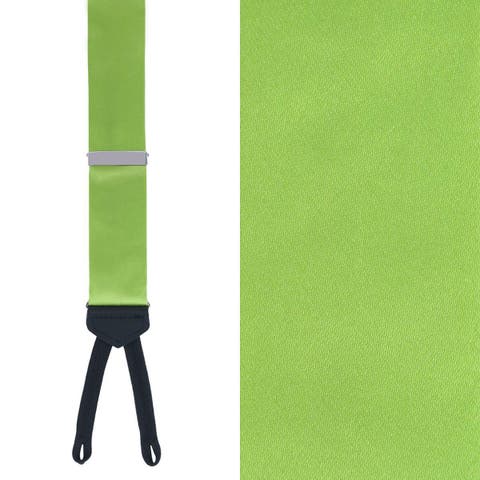 Sutton Solid Color Silk Formal Suspenders | Y-Back, Adjustable Braces