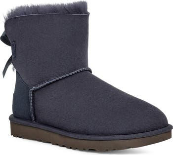 Ugg classic fashion mini satin bow boot