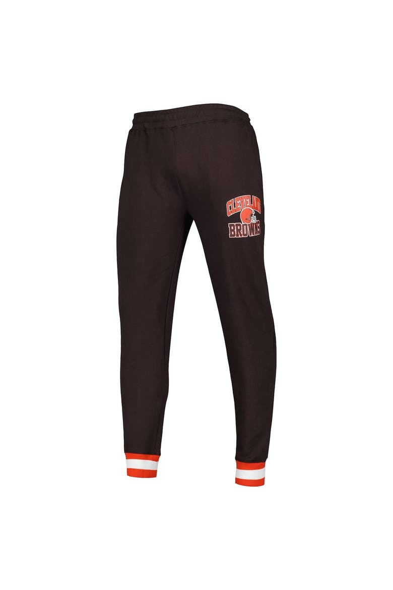 Men's Starter Brown Cleveland Browns Blitz Fleece Jogger Pants, Alternate, color, Brown