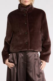 Vince Faux Fur Jacket