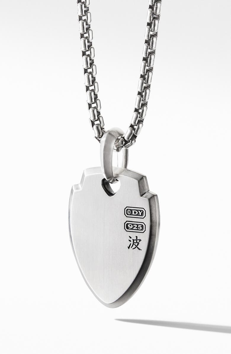 David Yurman Waves Shield Pendant, Alternate, color, 