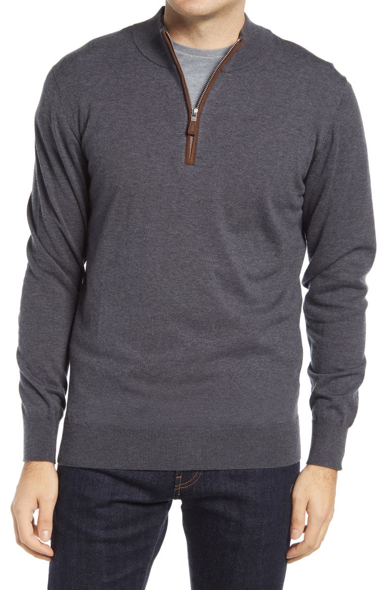 Peter Millar Sonoma Quarter Zip Pullover, Main, color, 