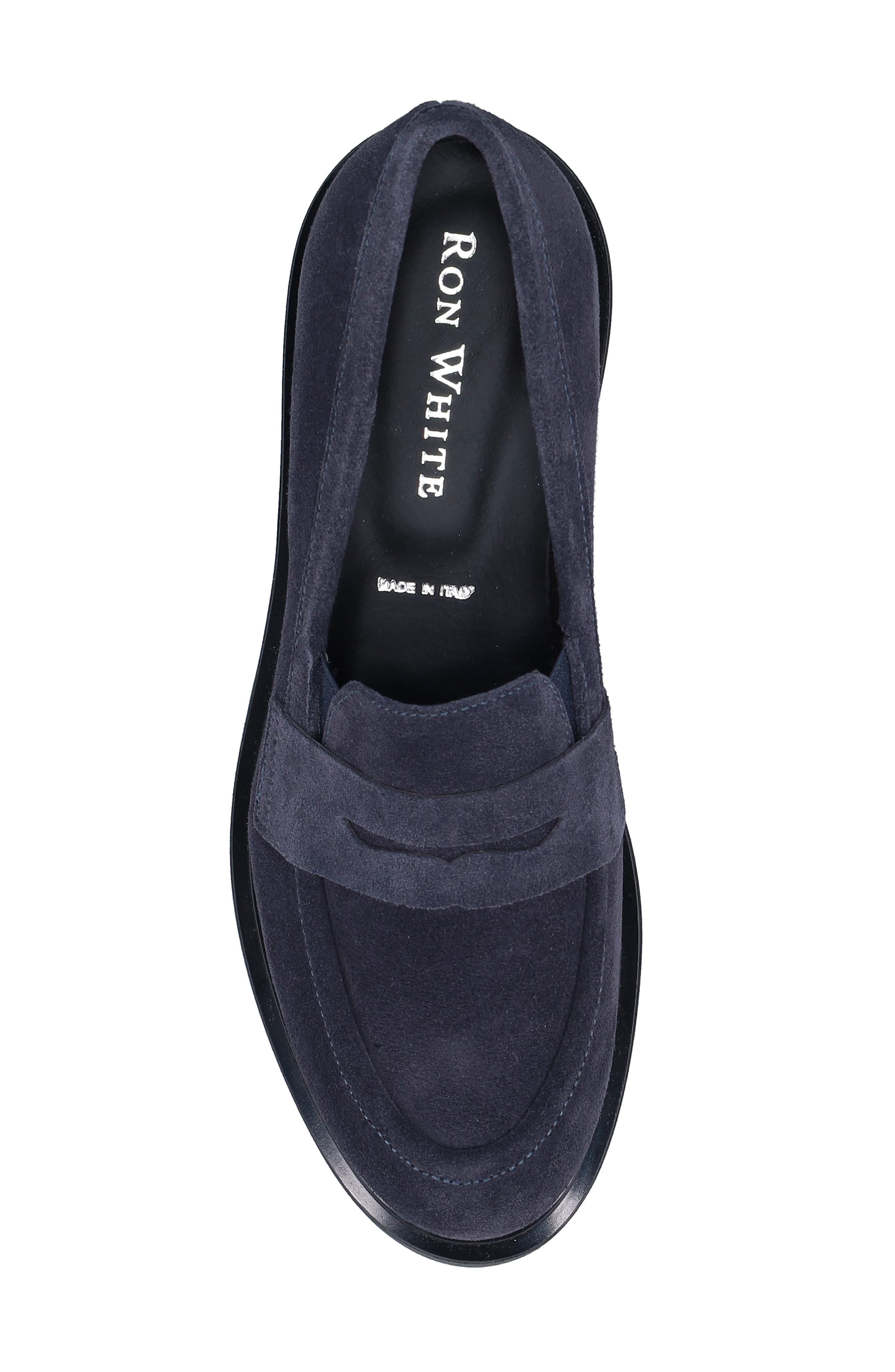 Ron White Amara Penny Loafer, Alternate, color, French Navy