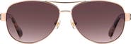 Kate Spade New York dalia 58mm polarized gradient pilot sunglasses