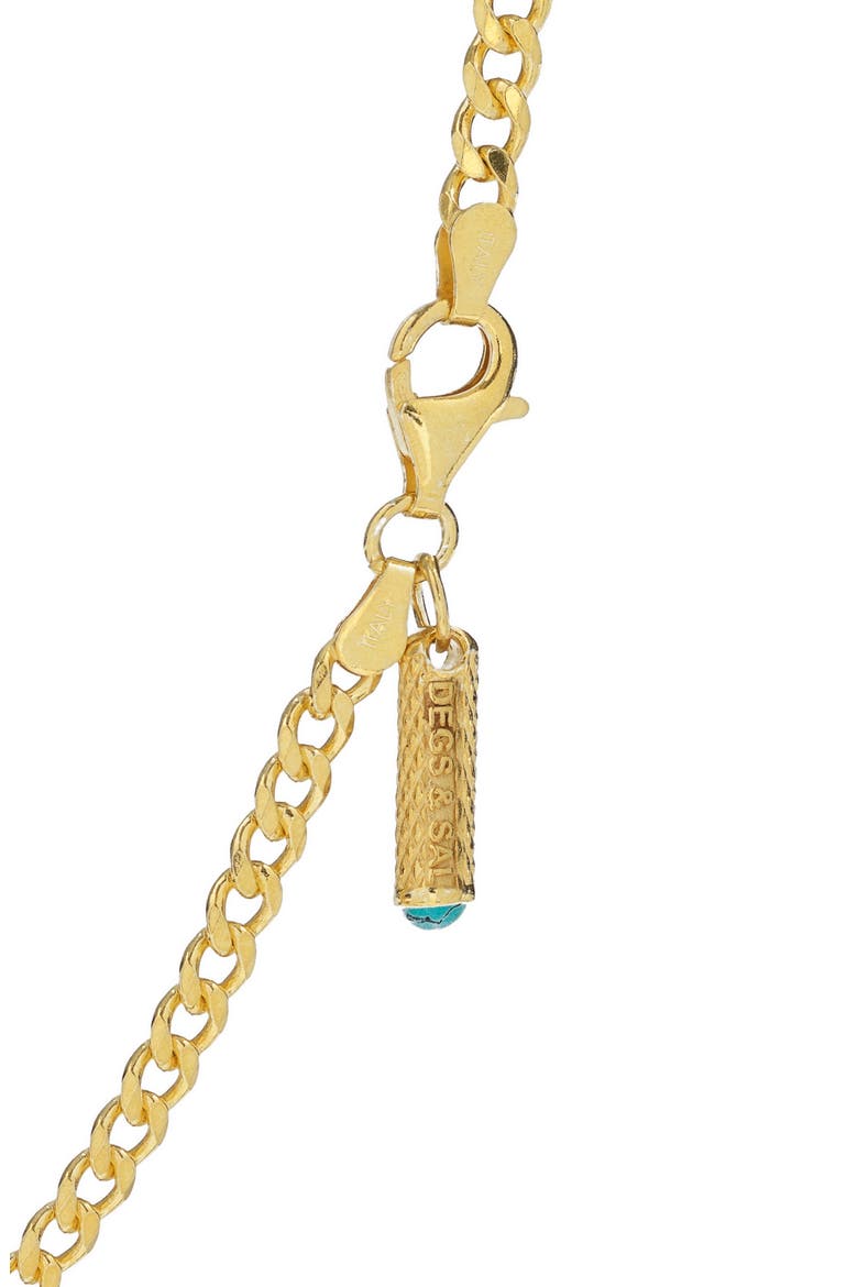 Men's Cuban Chain Necklace, Alternate, color, GOLD