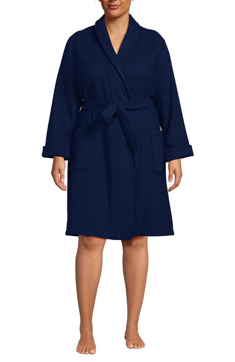 Cotton Terry Knee Length Spa Bath Robe