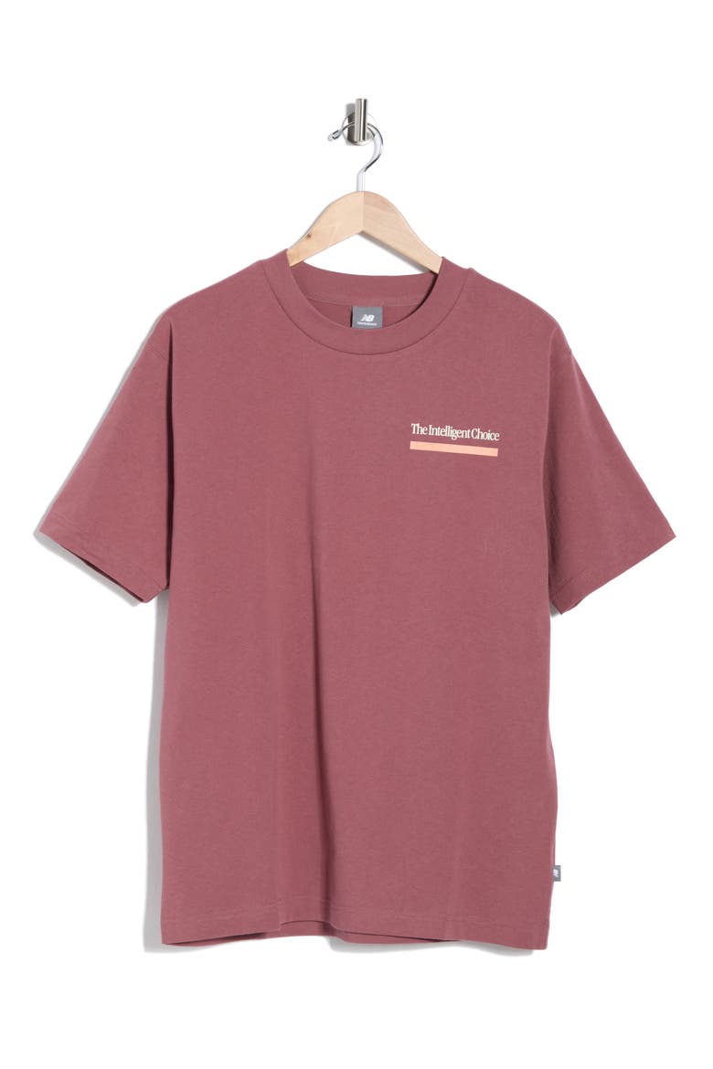 Athletics Intelligent Choice Cotton Graphic T-Shirt, Alternate, color, WASHED BURGUNDY