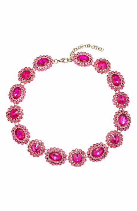 EYE CANDY LOS ANGELES Raven Crystal Collar Necklace