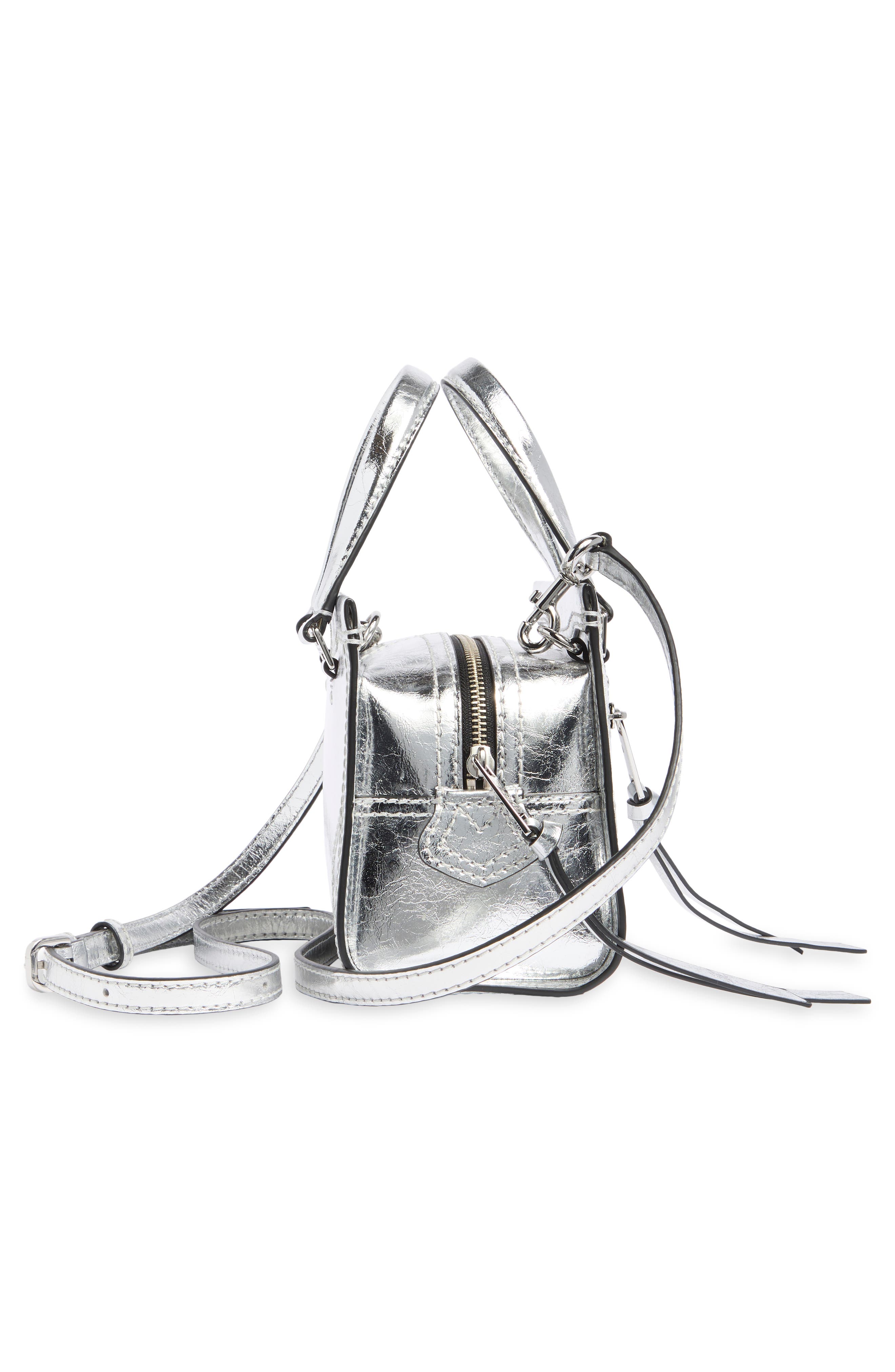 Marc Jacobs Small Crinkle Cruiser Metallic Satchel | Nordstromrack