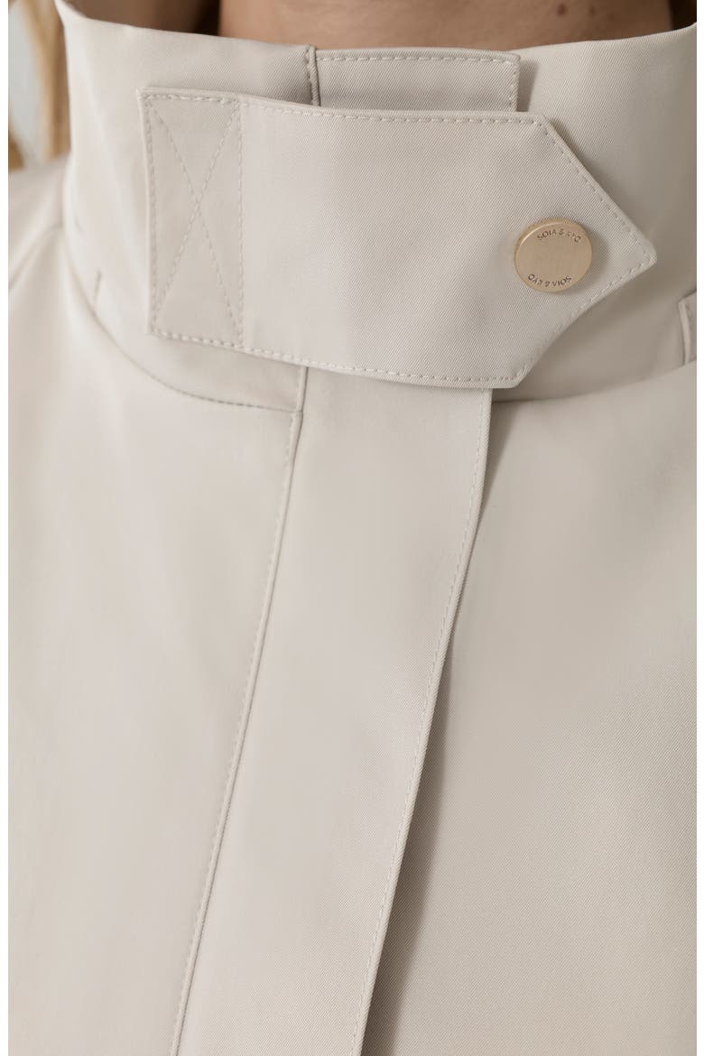 Nalani Waterproof Swing Coat, Alternate, color, LIGHT OAK