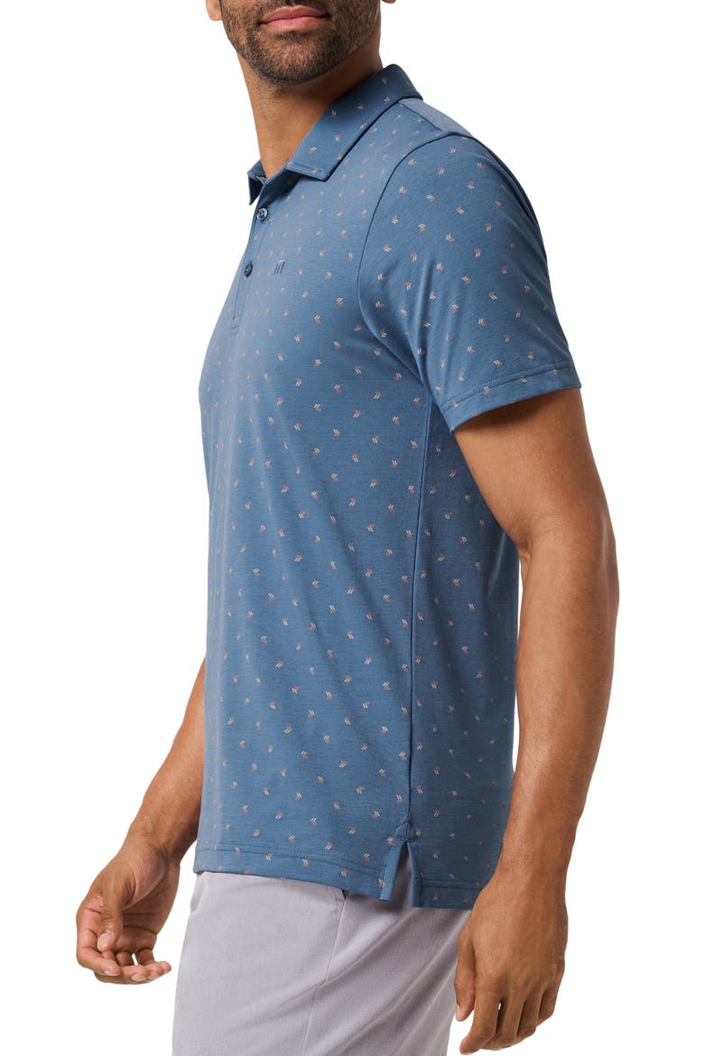 Neat Jersey Polo, Alternate, color, BLUE HORIZON