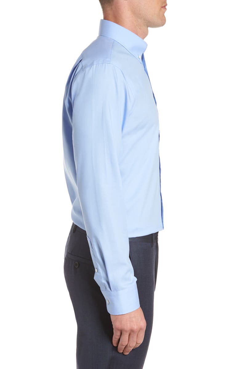 Nordstrom Trim Fit Non-Iron Dress Shirt, Alternate, color,