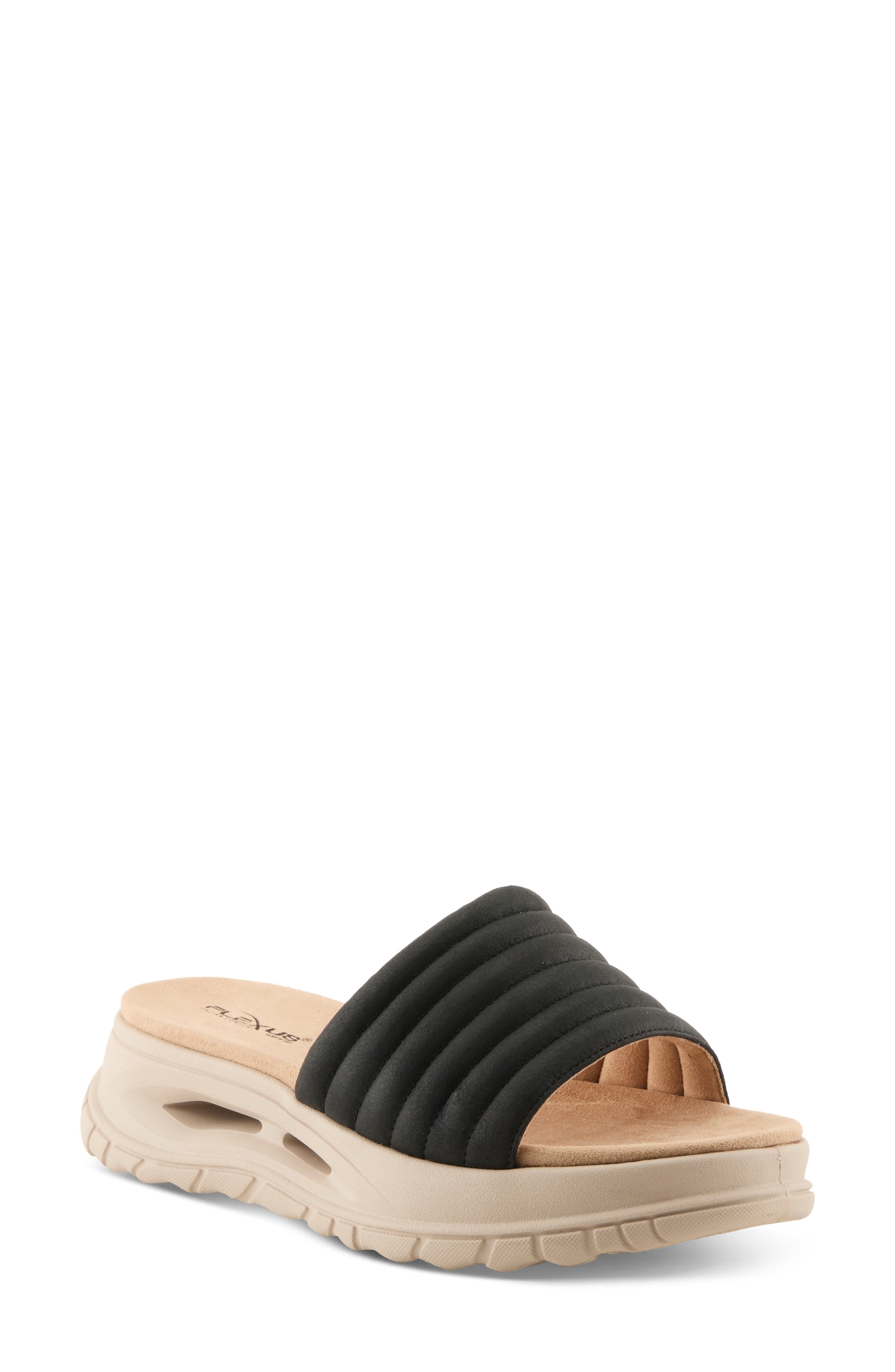 Flexus by Spring Step Filman Platform Slide Sandal, Main, color, 
