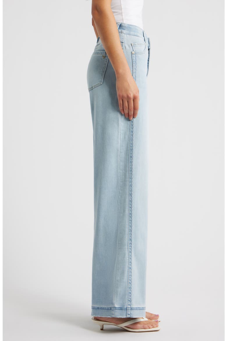 Gracie Skyrise Side Seam Wide Leg Jeans, Alternate, color, LIGHT BLUE VINTAGE