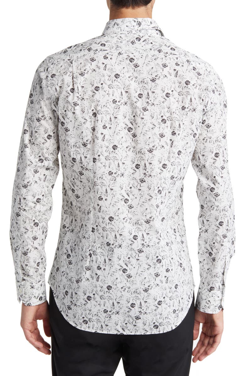 Paul Smith Floral Print Dress Shirt, Alternate, color, 