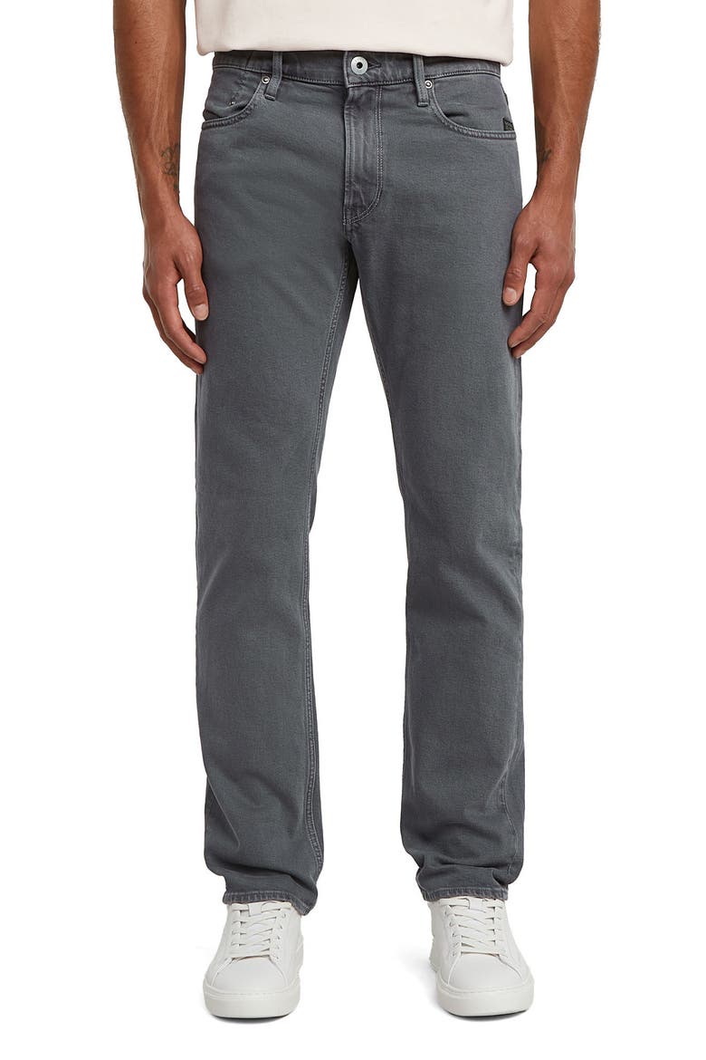 Mosa Straight Leg Flat Front Chinos, Main, color, INDIA INK/ FOLKSTONE GRAY