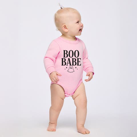 Boo Babe Ghost Infant Fleece BodySuit