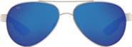 Costa Del Mar Loreto 56mm Polarized Aviator Sunglasses