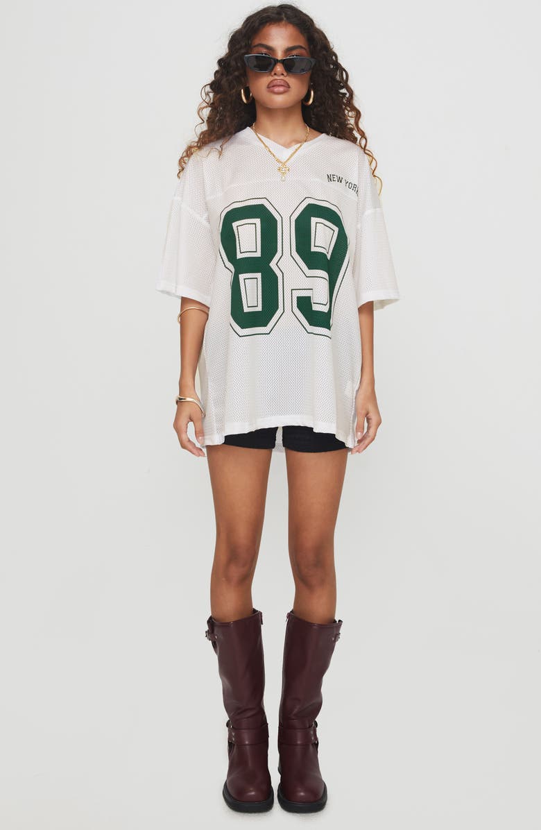 Princess Polly Brynne Jersey Top, Alternate, color, White