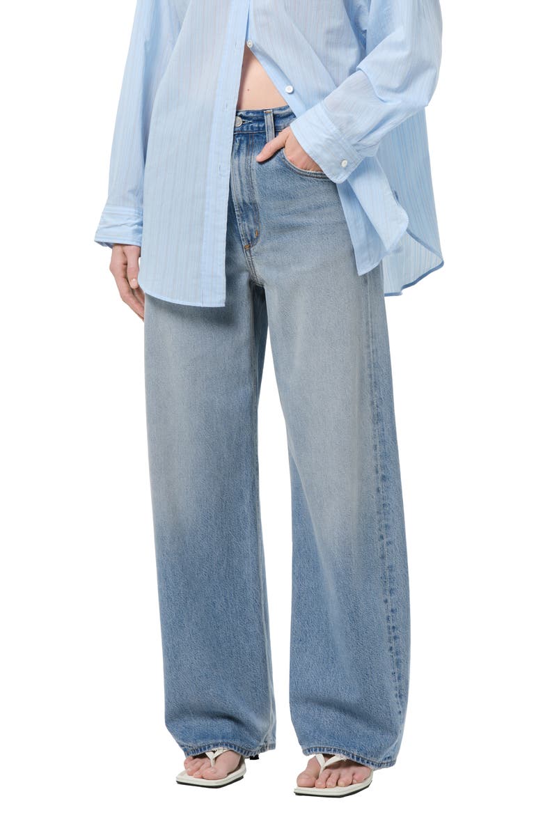 AGOLDE Low Curve Jeans, Main, color, Reset Medium Indigo