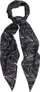 Lost Pattern "Chrysler" Silk Crepe Neck Scarf