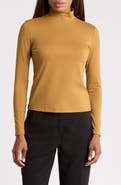 JASON WU Turtleneck Top with Back Seam Detail