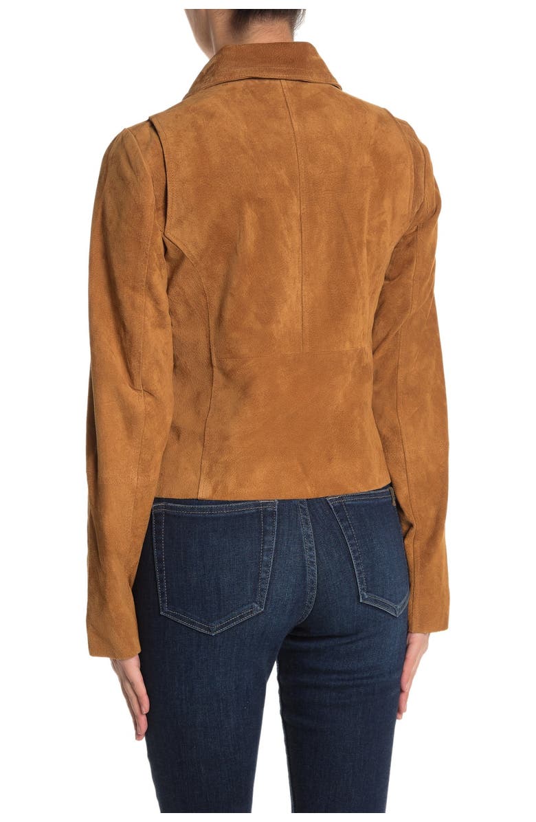 Bagatelle Suede Biker Jacket, Alternate, color, 