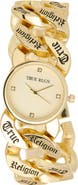 True Religion Repeat Logo Bracelet Watch