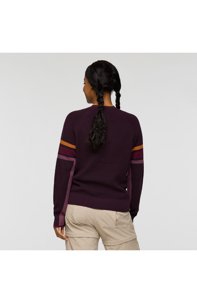Cotopaxi Libre Waffle Crew Sweater - Women's, Alternate, color, Blackberry