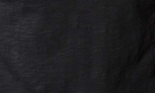 The Normal Brand Legacy Cotton Henley In Black