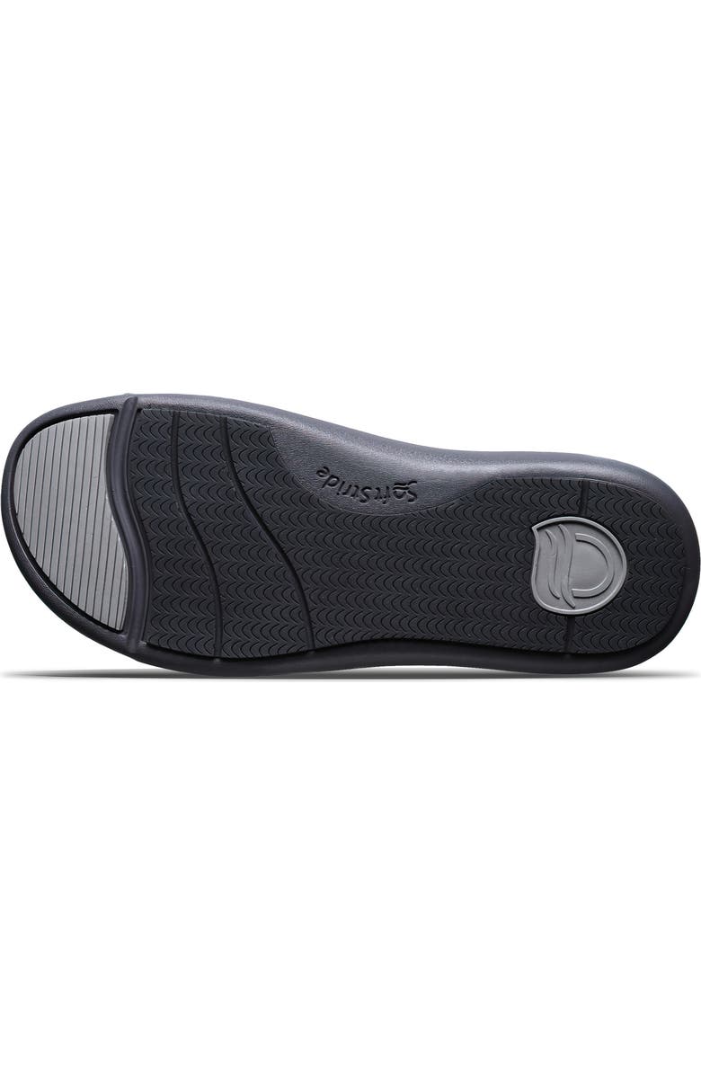 STROLE Den Tartan Wool Slide Sandal, Alternate, color,